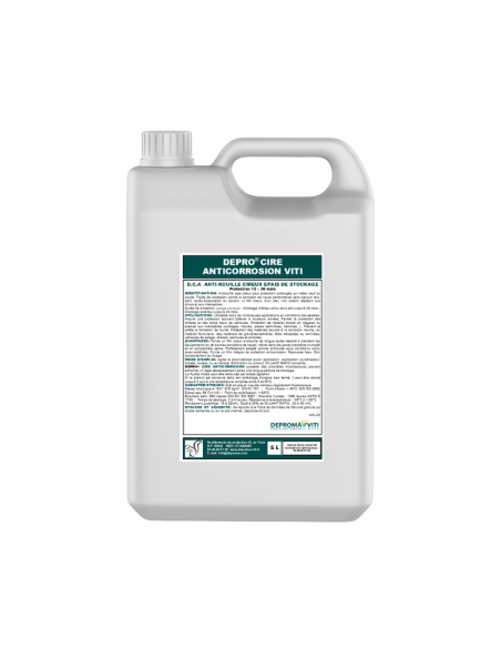 ANTI-RUST WAX FOR WINE EQUIPMENT